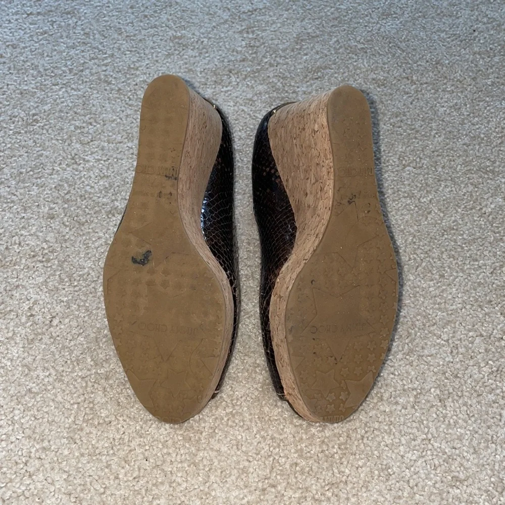Jimmy Choo Snakeskin Wedge pump - Picture 5 of 6